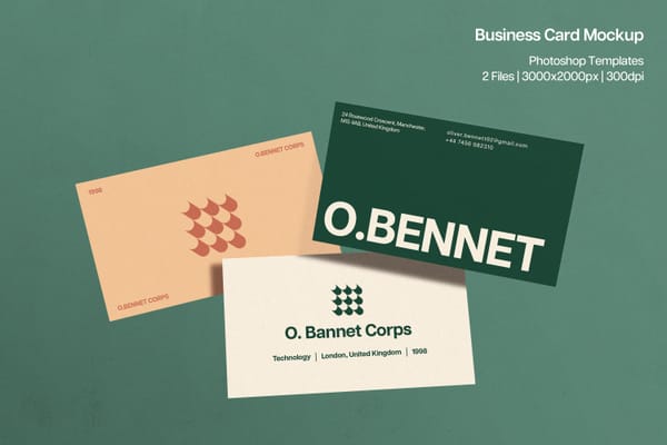 Refined Business Card Mockup