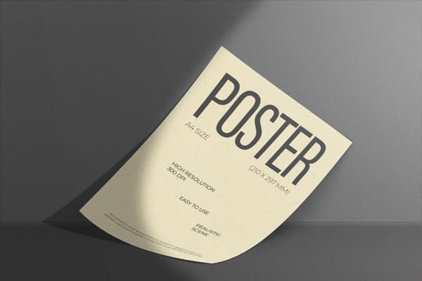 Standout Poster Mockup