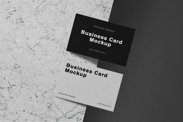 Uk Business Card Mockup