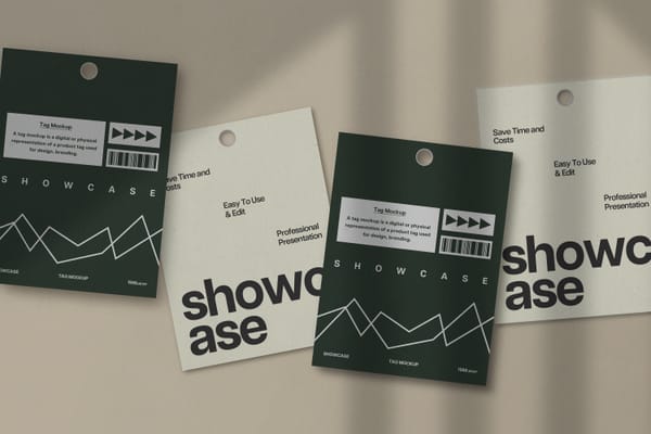 Elegant Tag Mockup