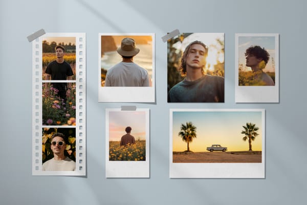 Artistic Moodboard Mockup