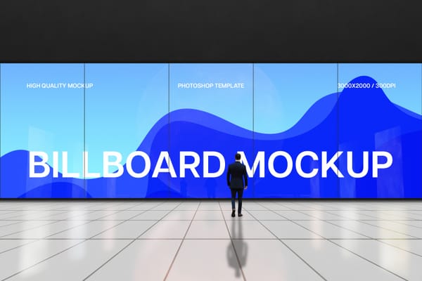 Horizontal Billboard Mockup