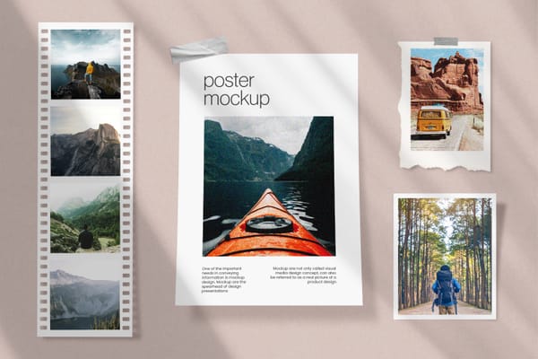 Authentic Moodboard Mockup