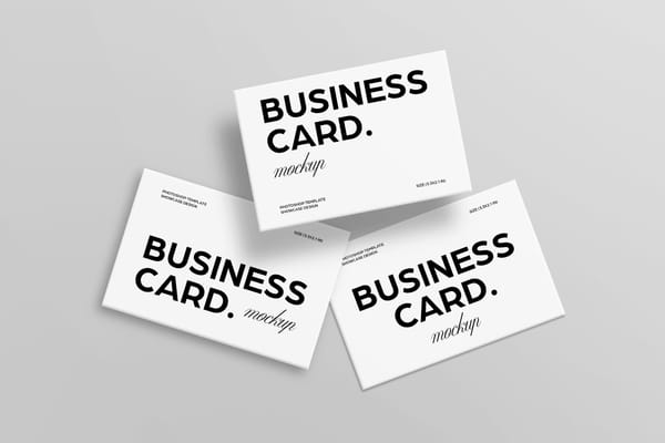 Elegant Business Card Mockup Pack