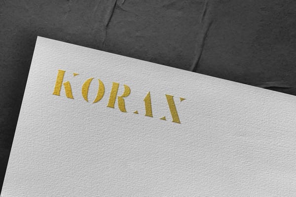 Elegant Gold Typography Logo Mockup Design