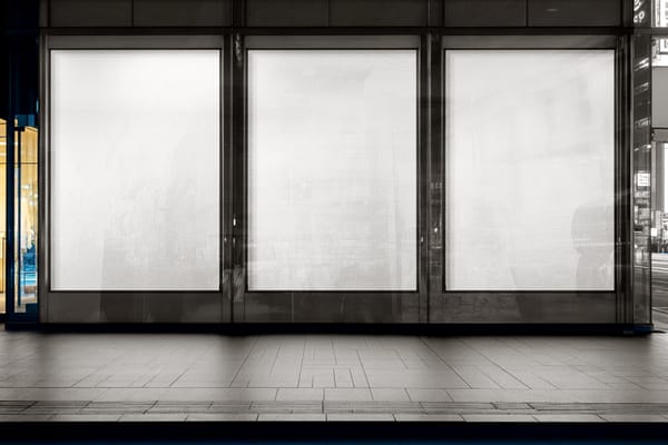 Frame Lightbox Poster Mockup