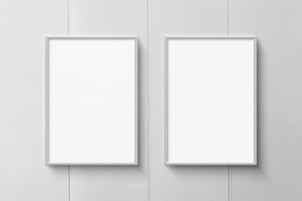 Modern Wall Frame Poster Mockup