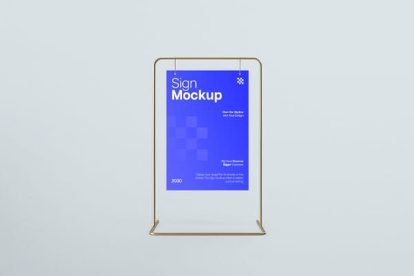 Frame Sign Mockup Pack