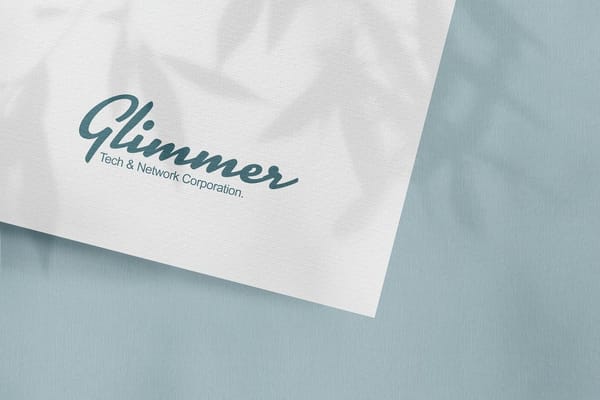 Glimmer Logo Mockup