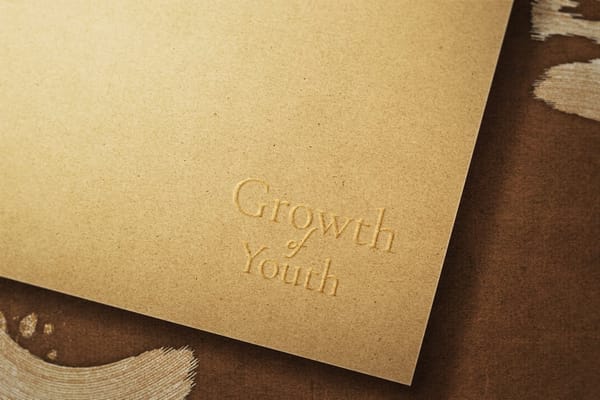 Golden Embossed Logo Mockup