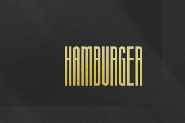 Hamburger Logo Mockup