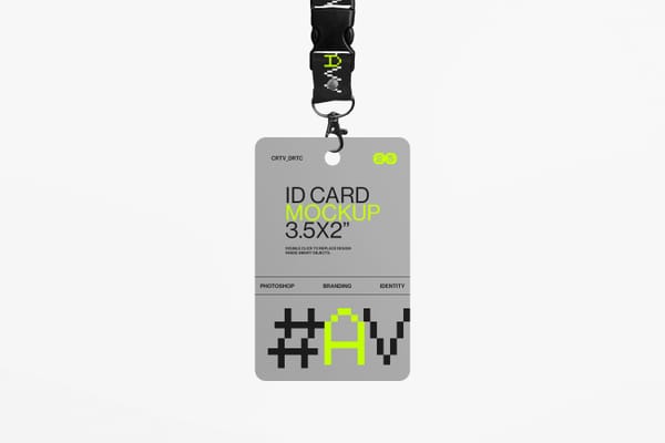Premium ID Card Mockup