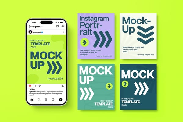Creative Instagram Mockup Templates