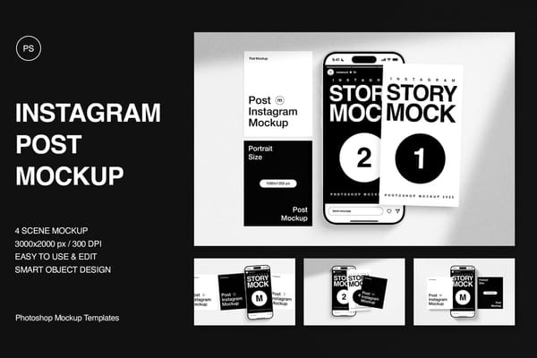 Instagram Post Mockups