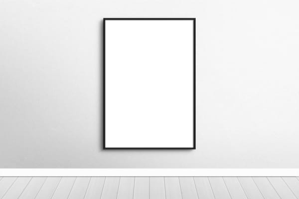 Interior A0 Frame Poster Mockup