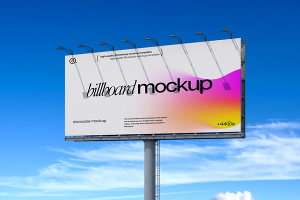 Large Format Billboard Mockup