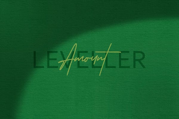 Leveller Green Logo Mockup