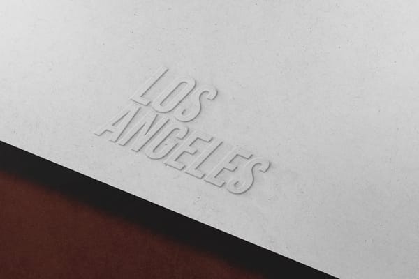 Los Angeles Logo Mockup