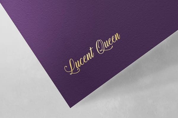 Lucent Queen Logo Mockup