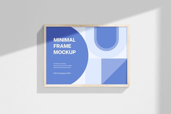 Minimal Frame Art Mockup