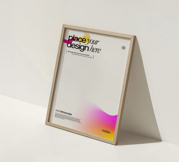 Minimal Interior Frame Poster Mockup