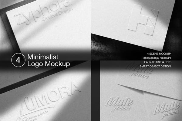 Minimalist Logo Mockup
