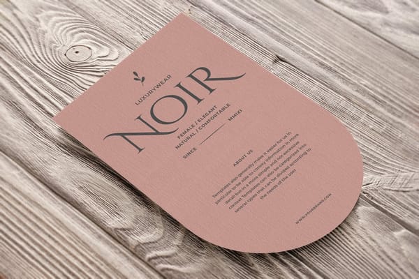 Noir Logo Mockup