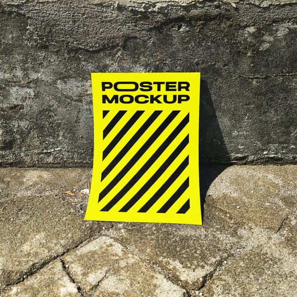 Two Realistic Poster Mockup