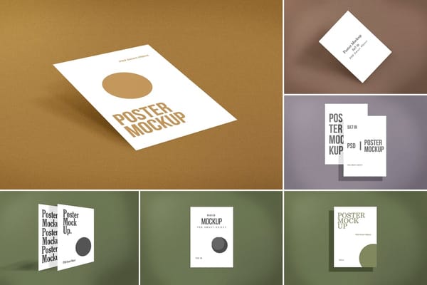 Poster Mockup Bundle