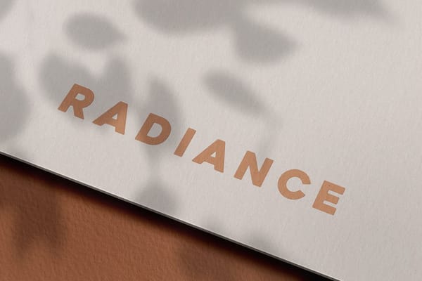 Radiance Logo Mockup