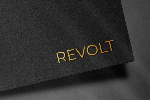 Revolt Logo Mockup