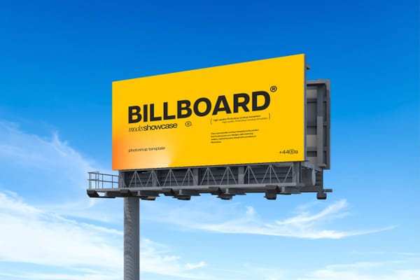 Roadside Billboard Mockup
