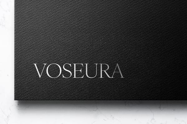 Silver Logo Mockup With Marble Background