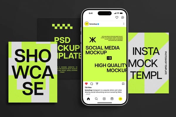 Elegant Social Media Instagram Mockup