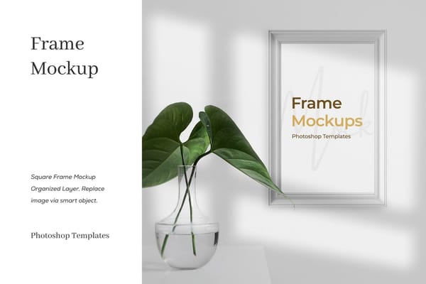 Square Frame Mockup Vol.1