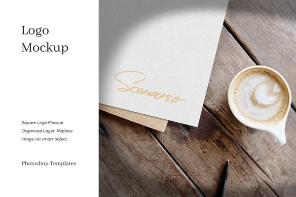 Soenario Logo Mockup