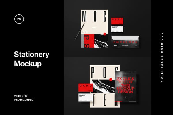 Modern Stationery Mockup Set