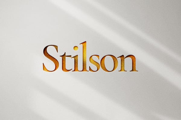 Stilson Gold Logo Mockup
