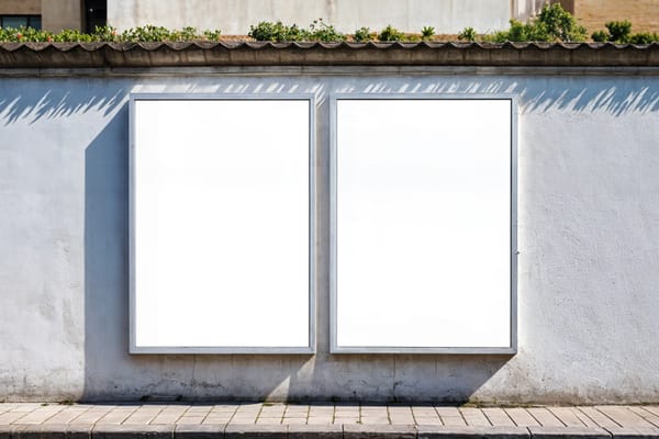 Street Frame Poster Mockup