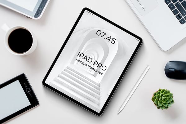 Stylish iPad Pro Mockup