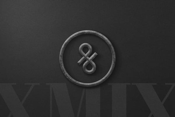 Textured Concrete Logo Mockup