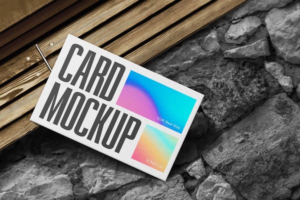 USA & EUR Card Mockup