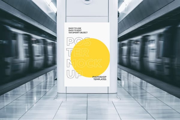 Underground Poster Mockup