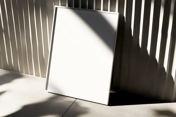 Urban Realistic Frame Poster Mockup