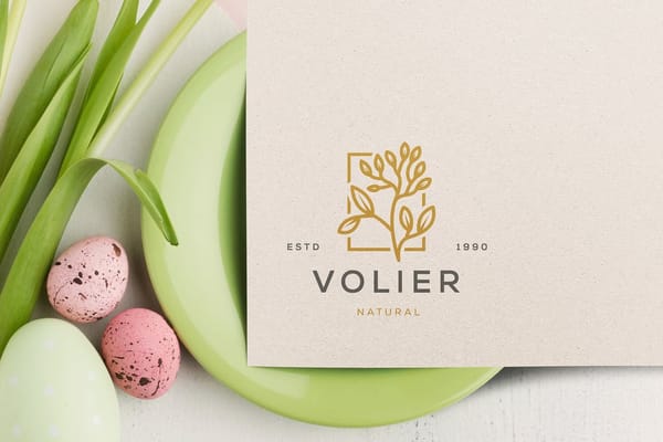 Volier Logo Mockup