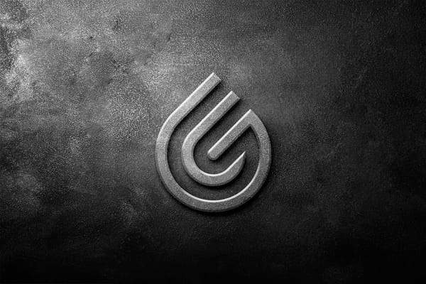 Wall Rough Logo Mockup