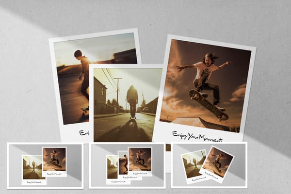 Polaroid Photo Mockup
