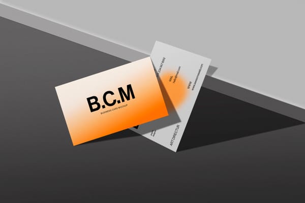 Chic Business Card Mockup