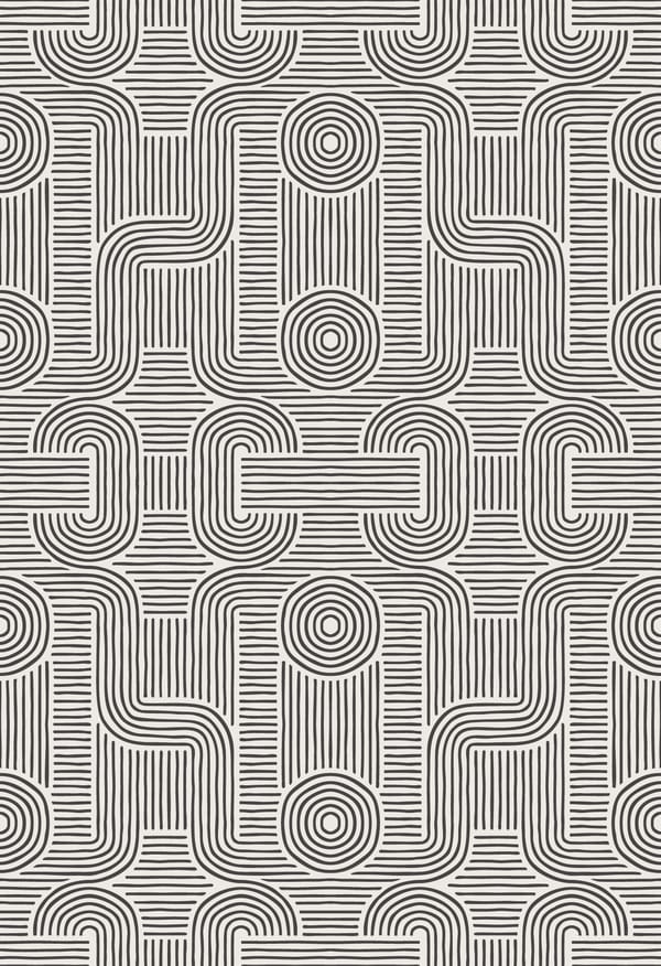 Geometric Maze Pattern
