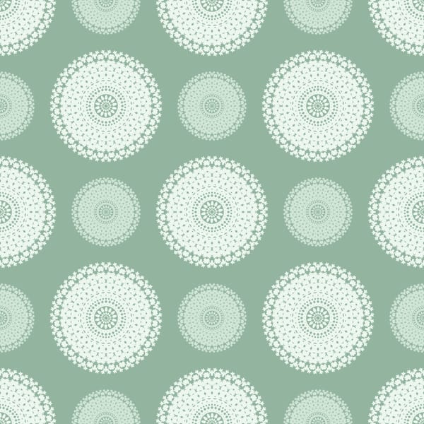 Sage Rosette Pattern